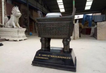 企業青銅大克鼎雕塑