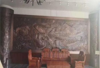 門口浮雕點擊，地標擺件，鑄銅城堡浮雕承接