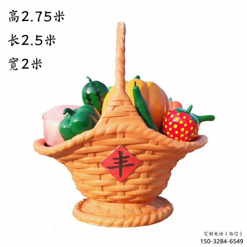 現(xiàn)代果籃雕塑承接，歐式風(fēng)格，校園廣場(chǎng)不銹鋼果籃雕塑精選