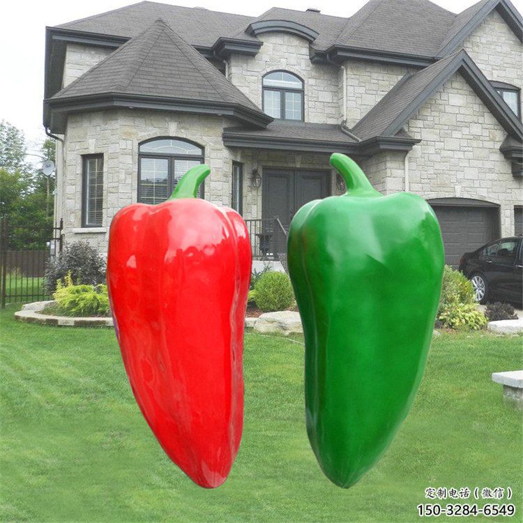 果籃雕塑制造商，酒店擺件，軟裝辣椒果籃雕塑定制