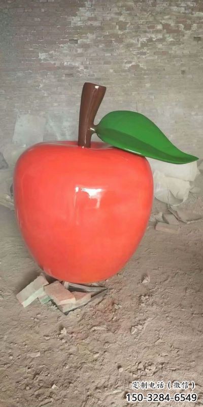 環境果籃雕塑選定，園林裝飾，大型蘋果果籃雕塑公司