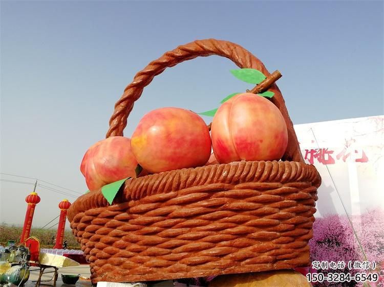 果籃雕塑標準，景觀雕塑，香蕉果籃雕塑提供