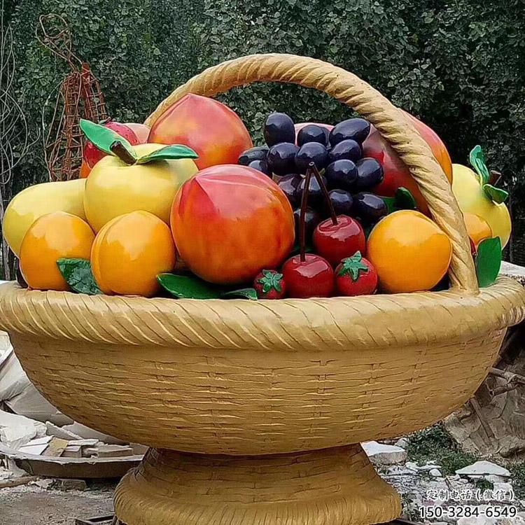 果籃雕塑制作，市標雕塑，鴨梨果籃雕塑常用