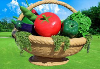 商業果籃雕塑標準，廣場雕塑，玻璃鋼果籃雕塑供給