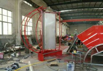 花籃雕塑精品，白鋼構(gòu)件，別墅葵花花籃雕塑供求