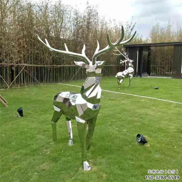 主題小鹿雕塑制作，村標(biāo)概念，切面小鹿雕塑專供