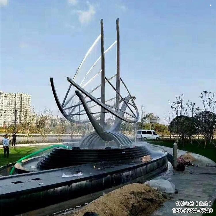 龍舟雕塑供應，街景小品，鍛鋼不銹鋼龍舟雕塑優(yōu)價