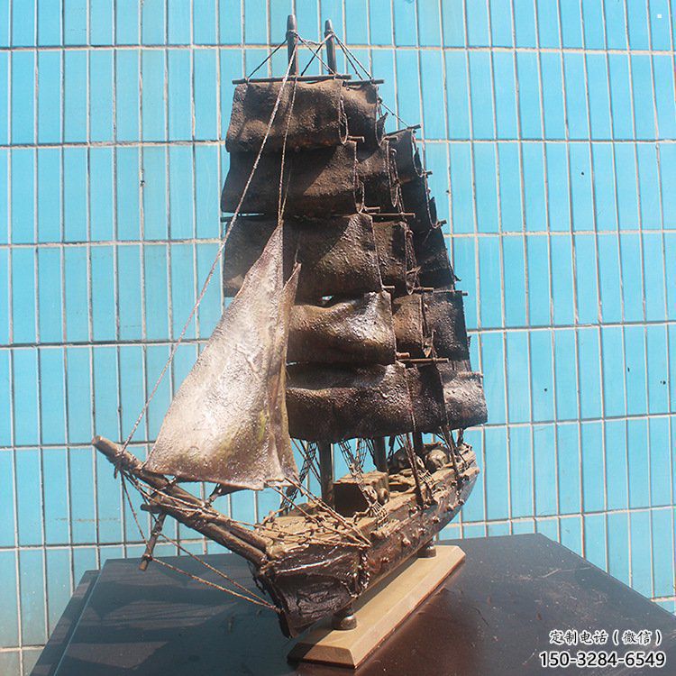 揚帆遠航雕塑定做，小區雕塑，不銹鋼揚帆遠航雕塑制造商