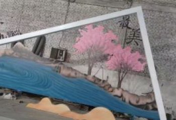 鏤空樹景墻雕塑，屏風(fēng)元素背景墻雕塑