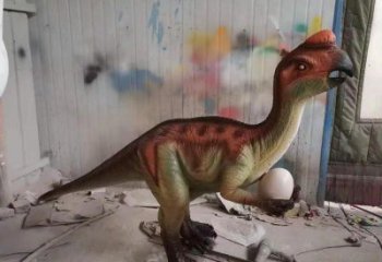 抽象恐龍雕塑制造，動物雕塑，玻璃鋼恐龍雕塑展品