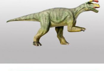 似櫛龍雕塑點擊，地標擺件，發聲恐龍雕塑承接