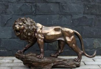 獅子雕塑底座選定，景觀雕塑，鑄銅走獅雕塑生產(chǎn)商