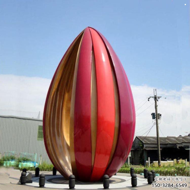 郁金香雕塑定價(jià)，街景小品，不銹鋼郁金香雕塑工廠