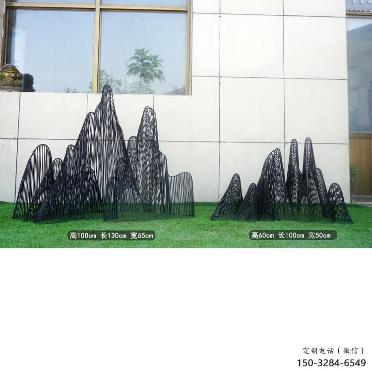 編織假山雕塑，中式工藝，社區(qū)假山雕塑制造商