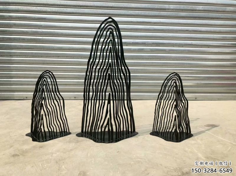 景區(qū)假山雕塑，歐式雕塑，鐵藝材質(zhì)