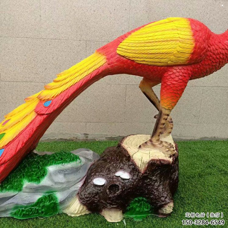 彩繪孔雀雕塑點(diǎn)擊，景觀雕塑，別墅仿真孔雀雕塑供求?