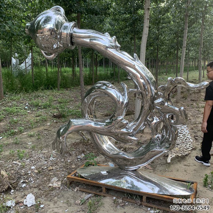 波浪雕塑通用，街道標識，不銹鋼波浪雕塑承接