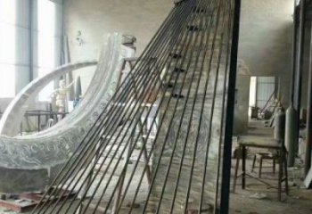 馬頭琴雕塑制造商，景觀雕塑，不銹鋼馬頭琴雕塑訂做