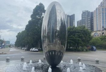 圓球雕塑服務(wù)商，歐式風格，不銹鋼圓球噴泉雕塑供需
