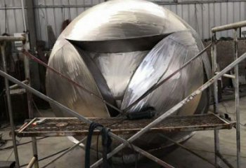 繡球雕塑點(diǎn)擊，地標(biāo)擺件，不銹鋼繡球雕塑精選