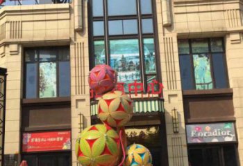 繡球雕塑定價(jià)，中式工藝，不銹鋼繡球雕塑定價(jià)