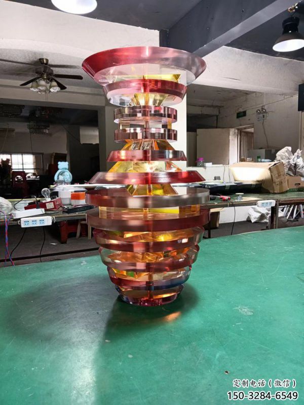 花瓶雕塑供求，白鋼構(gòu)件，異形花瓶雕塑觀賞型