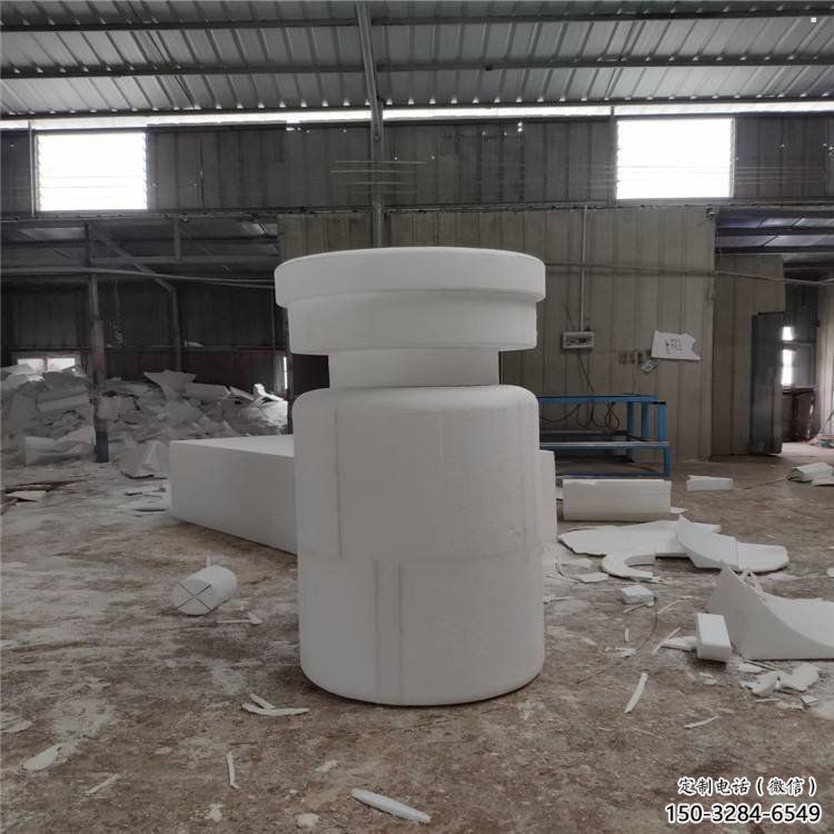 仿真藥瓶雕塑，美陳藝術(shù)類，玻璃鋼藥瓶子雕塑廠家