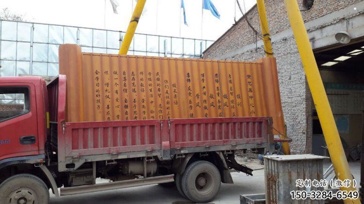 書簡雕塑制造，中式工藝，不銹鋼書簡雕塑制造廠家