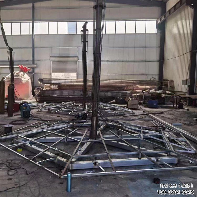 芭蕉葉雕塑選定，拉絲工藝，不銹鋼芭蕉葉雕塑預定