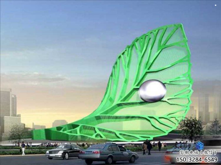 仿真樹葉雕塑制作，戶外雕塑，彩繪仿真樹葉雕塑優(yōu)選