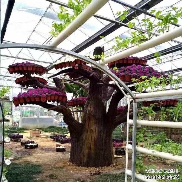 仿真樹雕塑預定，彩鋼制作，玻璃鋼仿真樹雕塑制作廠家