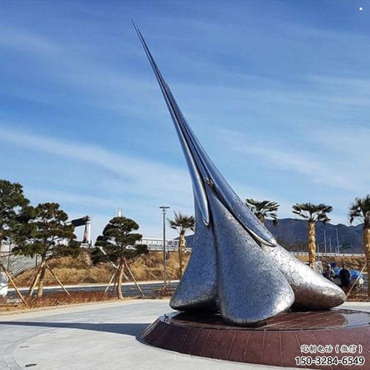 房地產(chǎn)景觀雕塑，仿古水滴雕塑，噴砂制造