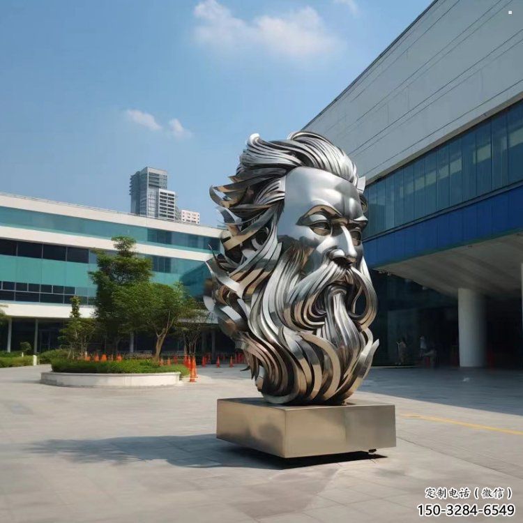 白鋼西方人雕塑提供，歐式藝術，中式鏡面人頭像雕塑通用