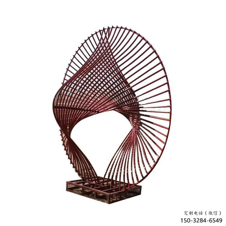 地產(chǎn)圓環(huán)雕塑供應(yīng)，地標(biāo)擺件，鏤空圓環(huán)雕塑制造