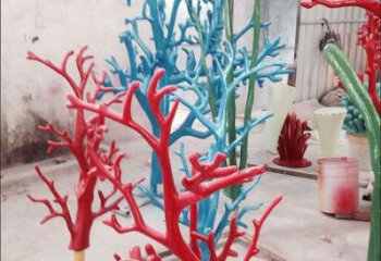 仿真樹雕塑制作，廣場雕塑，玻璃鋼仿真樹雕塑提供