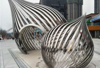 大型水滴雕塑常用，戶(hù)外擺放，鏤空水滴雕塑預(yù)定