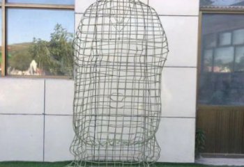 鏤空孔子雕塑訂做，景區(qū)雕塑，鐵藝古代人物雕塑定價(jià)