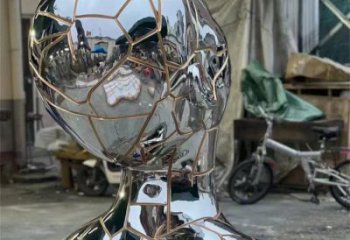 白鋼人頭像雕塑提供，美陳雕塑，鏡面人頭像雕塑承接