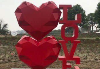 love字母雕塑承接，鍛造工藝，不銹鋼love雕塑廠家