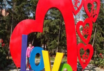 鏤空love雕塑承接，城市裝飾，大型不銹鋼love雕塑公司