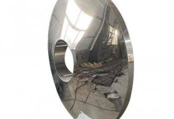 圓環(huán)雕塑供需，室外軟裝，金屬不銹鋼圓鏡雕塑制作