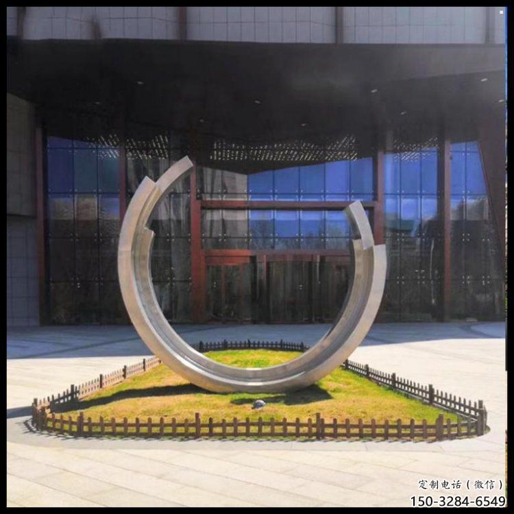 月亮船雕塑定制，歐式風(fēng)格，不銹鋼月亮船雕塑供給