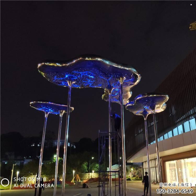 祥云雕塑供需，廣場(chǎng)雕塑，不銹鋼祥云雕塑定制