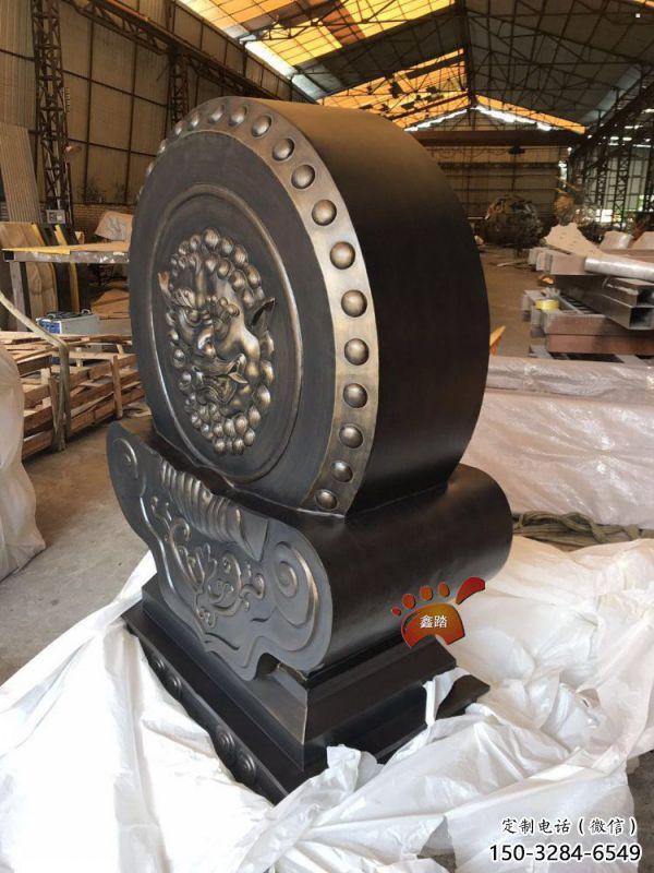 抱箍雕塑定制制造，歐式風格，銅抱箍雕塑供給