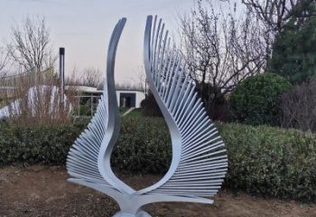 幼兒園鳳尾雕塑，鐵藝文化雕塑，鑄造制作