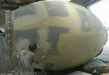 抽象鑼鼓雕塑制造，校園雕塑，不銹鋼鑼鼓雕塑展品