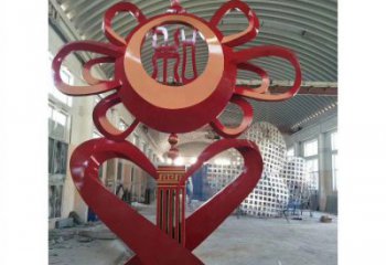 雕塑鐵鼓景觀精選，中式工藝，藝術鐵鼓雕塑供給