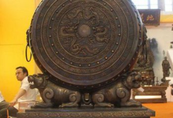 中式銅鼓雕塑定價，街頭雕塑，銅鼓雕塑工程制作精選