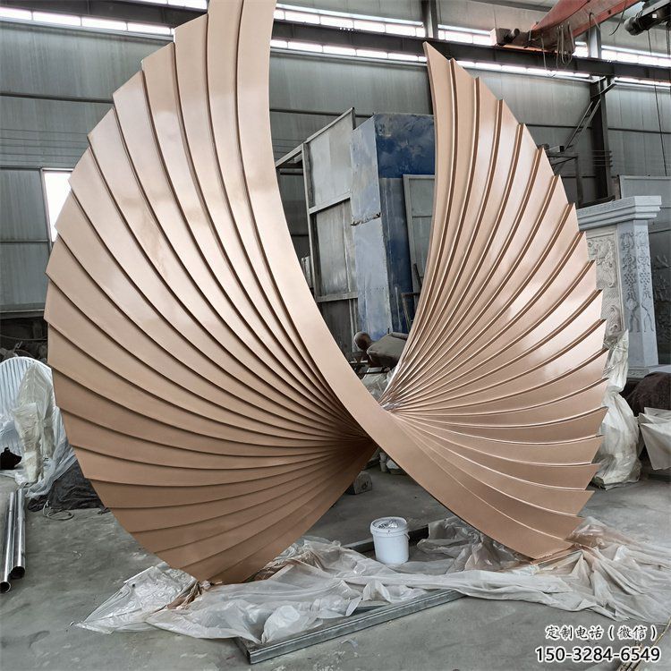 三明羽翼雕塑常用，景觀概念，不銹鋼羽翼雕塑展品