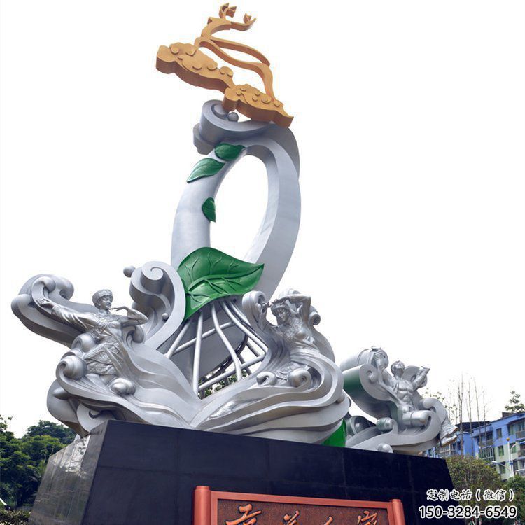 平涼蘭花雕塑承接，城市裝飾，大型蘭花花朵雕塑公司